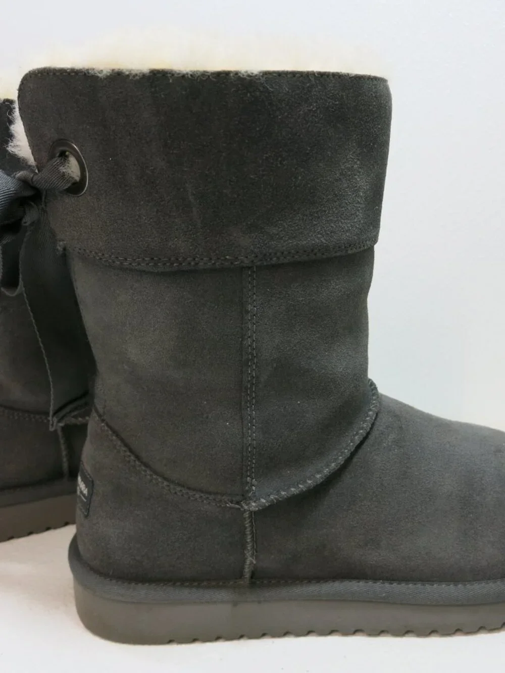 Koolaburra UGG Andrah Australia Webbing Bow Boots Warm Winter Footwear Women 11